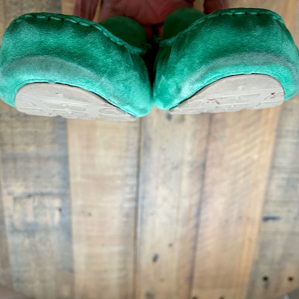 UGG Milana Water Resistant Suede Loafers in Verde - Picture 9 of 9